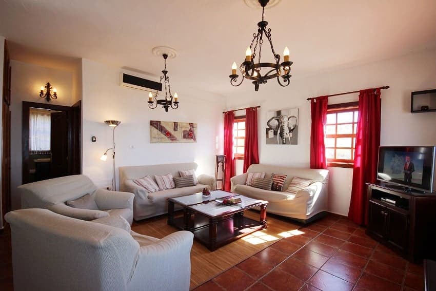 Living Area, Villa Capricho, Holiday Cottage with Pool La Palma