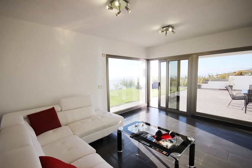 Wohnbereich, Villa Espejo, La Palma Ferienhaus