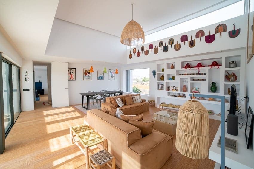 Living Area, Villa Gaia, Villas in Fuerteventura with Private Pool, Lajares