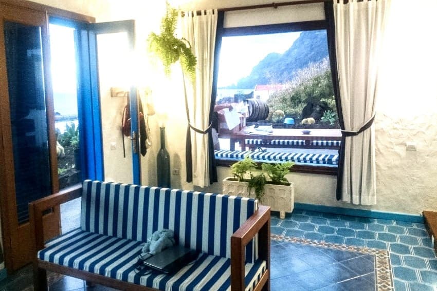 Salón, Villa Manrique, Alojamiento en El Hierro