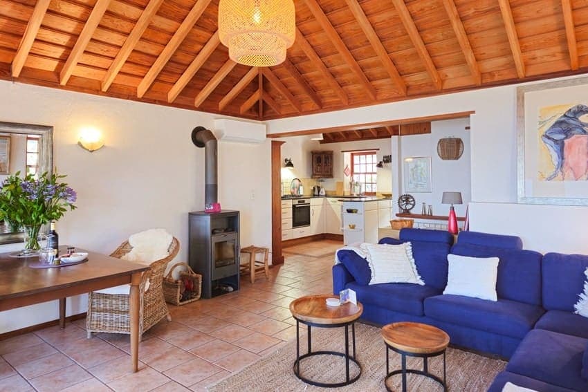 Wohnbereich, Villa Miramatos, Ferienhaus mit Pool Puntagorda