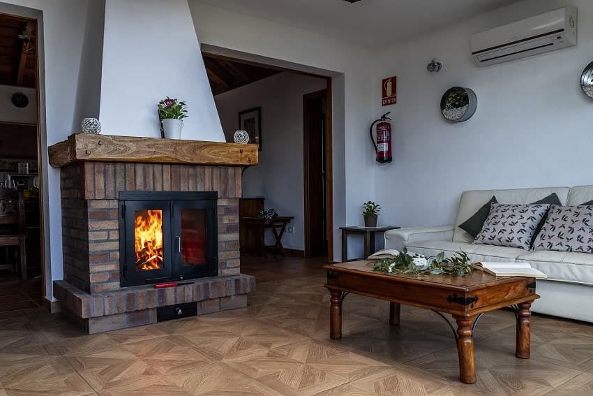 Salón, Villa Tojayma, Casa Rural con Piscina Privada Tijarafe, La Palma