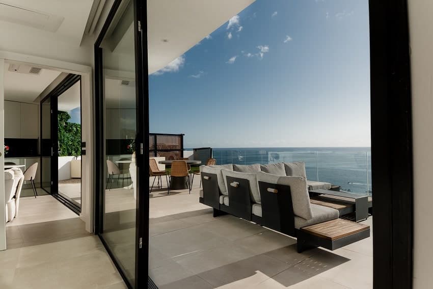 Living Area with Terrace, V&C Luxury Village II, Apartment La Palma
