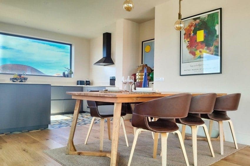 Cocina con Comedor, Villa Sumendi, Villa Lajares Fuerteventura