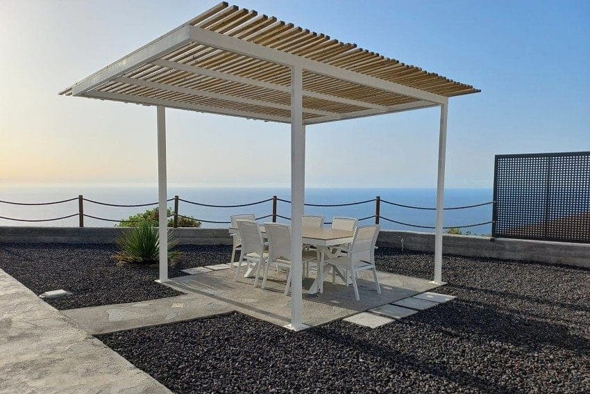 Covered Dining Area, Villa Balcón del Mar, Villa Puntagorda
