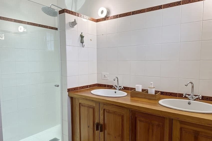 Bad, Casa Carrillo, Ferienhaus Santa Cruz de La Palma