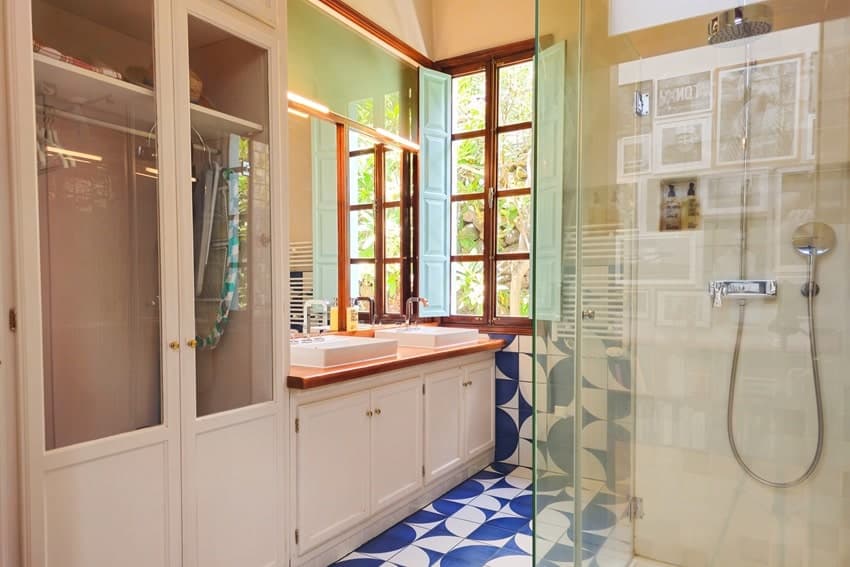1. Baño, Gran Villa Palmera, Villa con Piscina Los Llanos