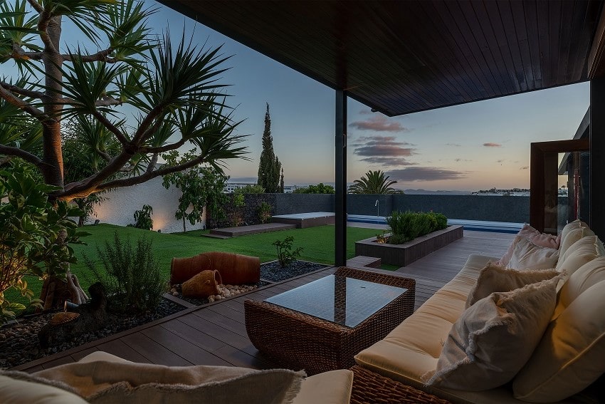 In the evening, Luxury & Harmony House, Villa Lanzarote