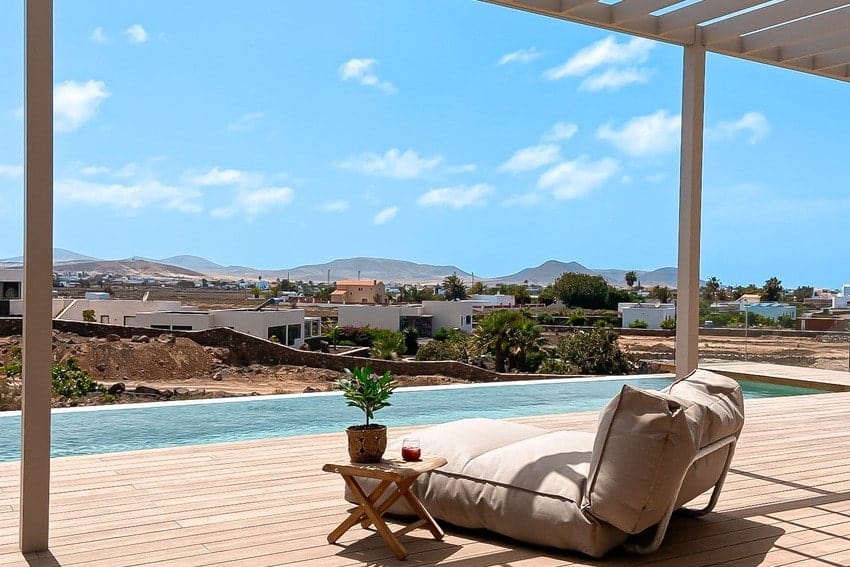 Vista desde la Piscina, Casa Prana, Villa con Piscina Fuerteventura