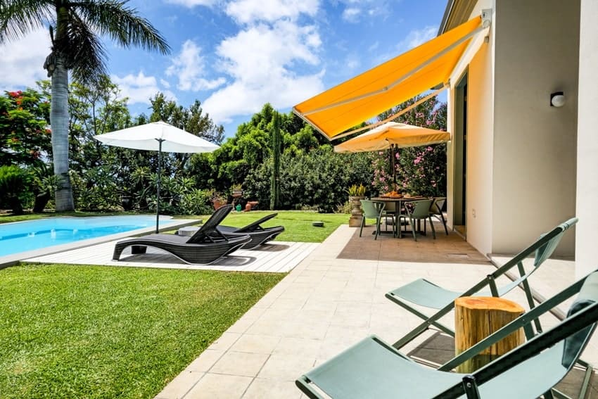Zona Exterior, Gran Villa Palmera, Villa con Piscina Los Llanos