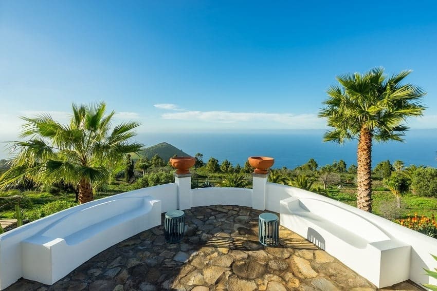 Aussicht, Villa Botánico, Luxus Ferienhaus La Palma