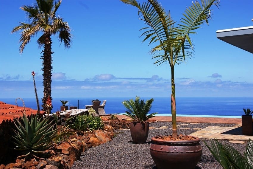 Aussicht, Villa Pura Vida, Luxus Ferienhaus La Palma