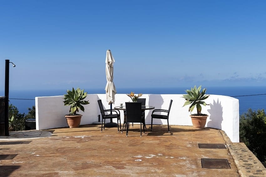 Außenbereich, Villa Tojayma, Ferienhaus La Palma