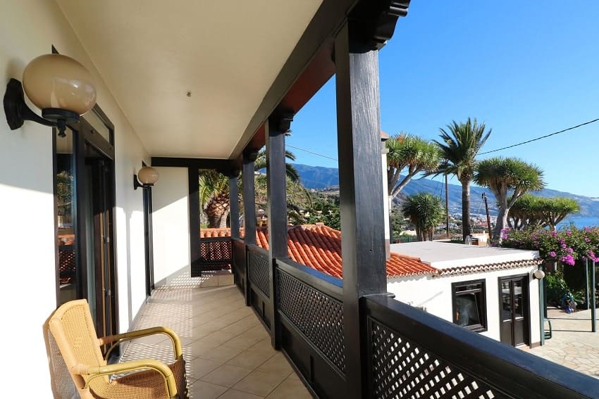 Balcony, Ausblick, Villa Escondida, Villa La Palma