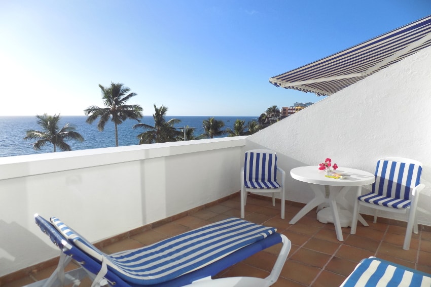 Spain - Canary Islands - La Palma - Puerto Naos - Apartment Atlántico Playa - Cozy bright apartment with balcony and stunning ocean view