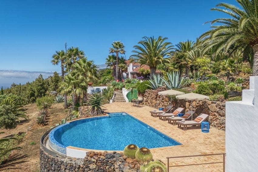 View of the Pool, Villa Botánico, La Palma Holiday Villa