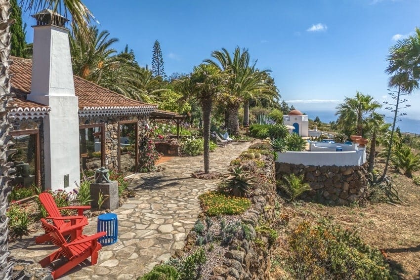 View of the Terrace, Villa Botánico, La Palma