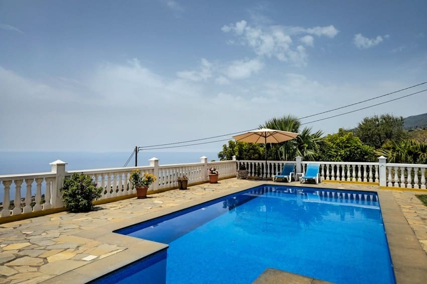 Piscina, Casa La Planta, Casa de Alquiler en Tijarafe