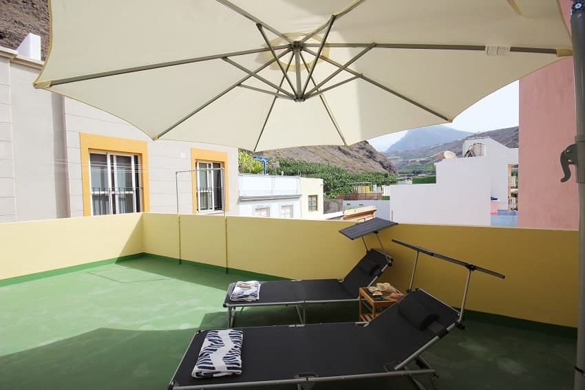 Dachterrasse, Casa El Puerto, Ferienhaus Tazacorte