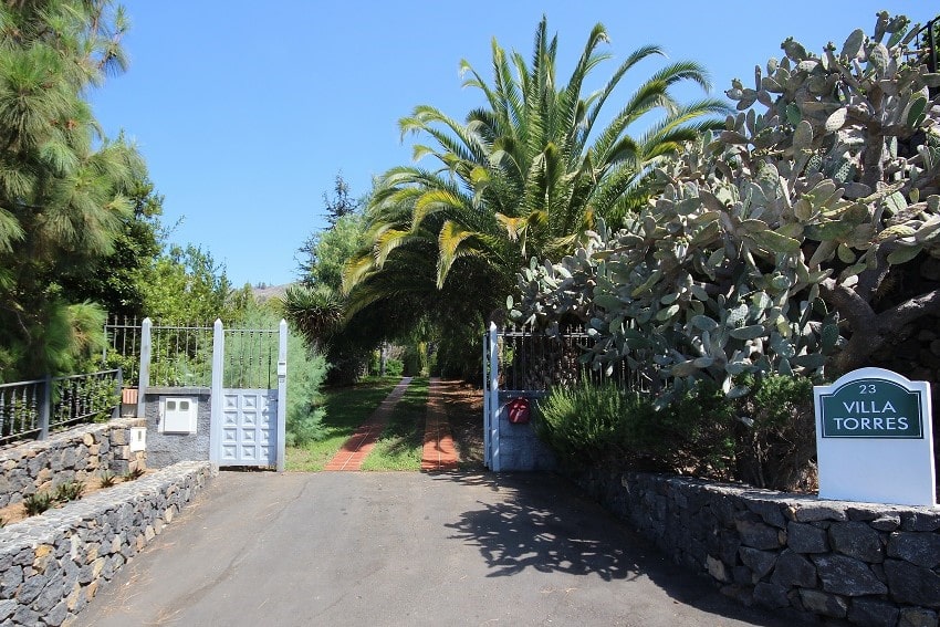 Eingang, Villa Torres, Luxus Ferienhaus La Palma