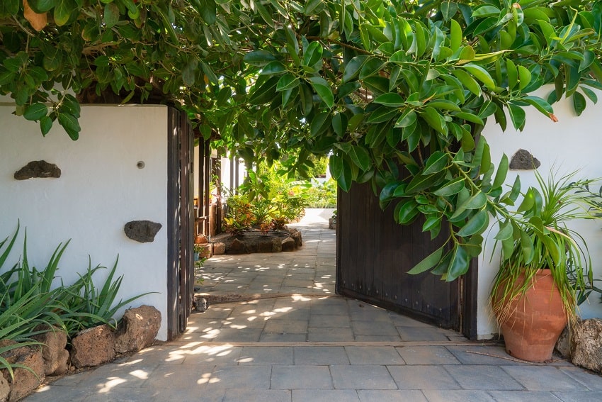 Entrance, Secret Garden Villa, Holiday Home Lanzarote