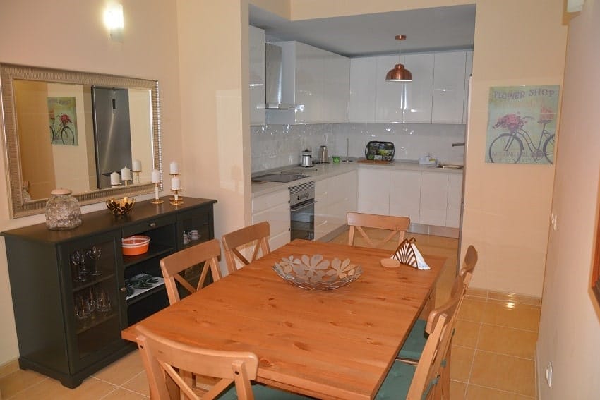 Dining Area and Kitchen, Apartment Miramar 2, Apartment La Gomera