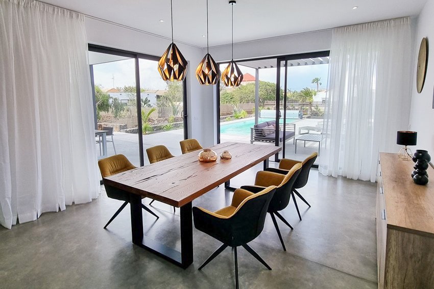 Mesa de Comedor, Casa Nido, Casa Rural con Piscina Lajares, Fuerteventura