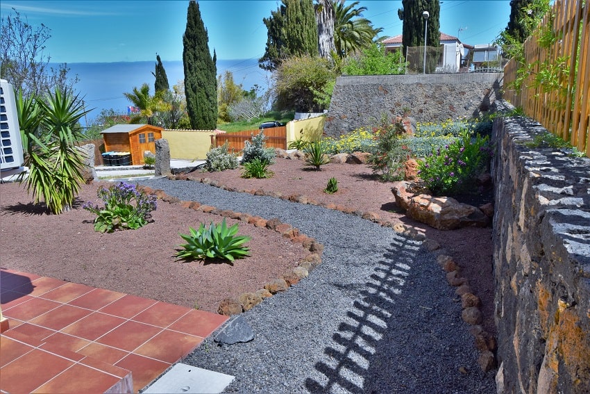 Garten, Casa Florita, Ferienhaus Puntagorda