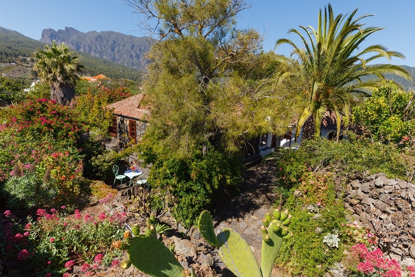 Garten, Casa Las Tortugas, Ferienhaus La Palma