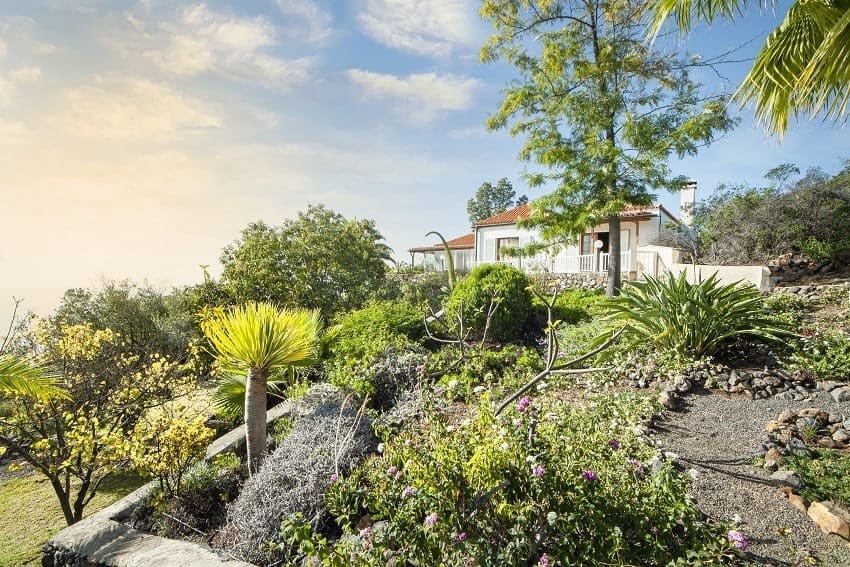 Garden, Country House Tijarafe, Holiday Villa La Palma, La Palma
