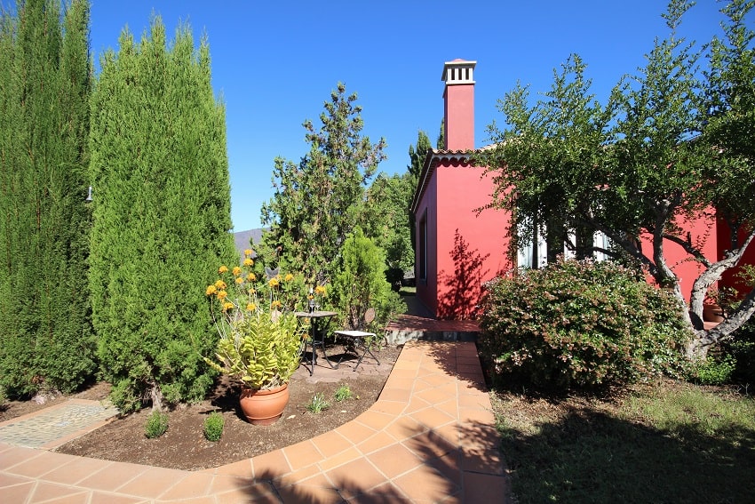 Garten, Villa Torres, Luxus Ferienhaus La Palma