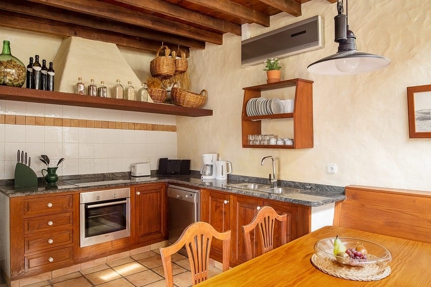 Küche, Casa El Barranco, Ferienhaus Lanzarote