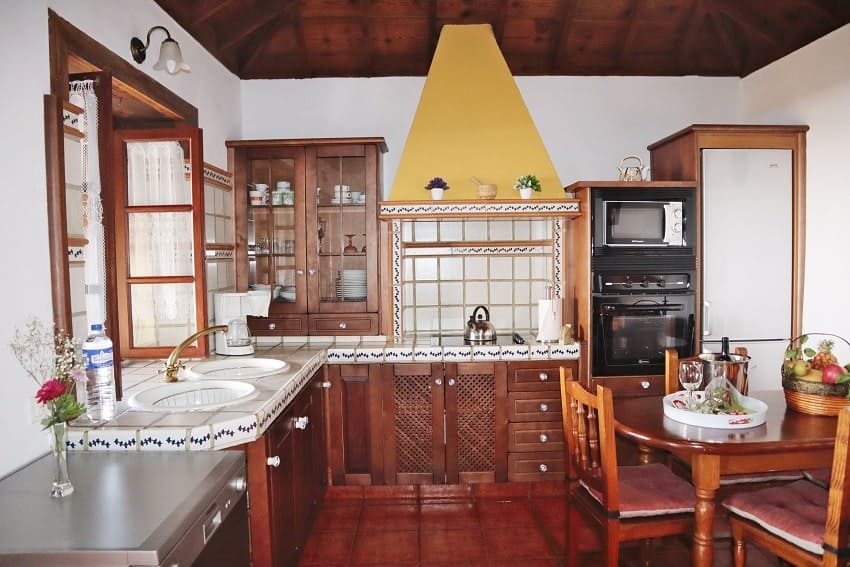 Küche, Casa Herminia, Ferienhaus Puntagorda, La Palma