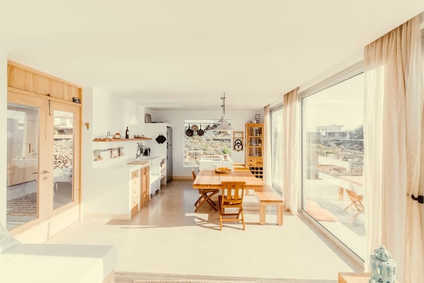 Küche, Wohnbereich, Villa Triangolo, Fuerteventura