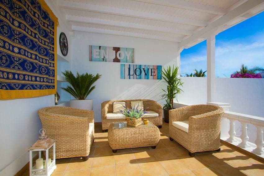 Lounge, Villa Sueños del Mar, Ferienhaus Lanzarote