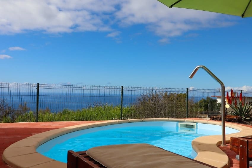 Pool, Casa Campana, Ferienhaus La Palma Westseite