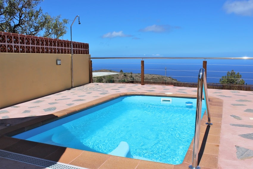 Pool, Casa Florita, Ferienhaus Puntagorda, La Palma