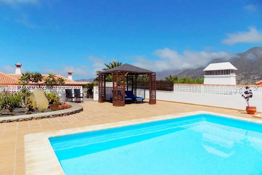 Pool, Casa Gamez, Holiday Cottage La Palma