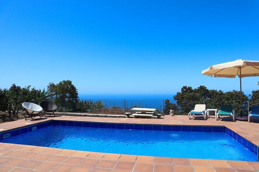 Pool, Casa Mar, Holiday Cottage Tijarafe, La Palma