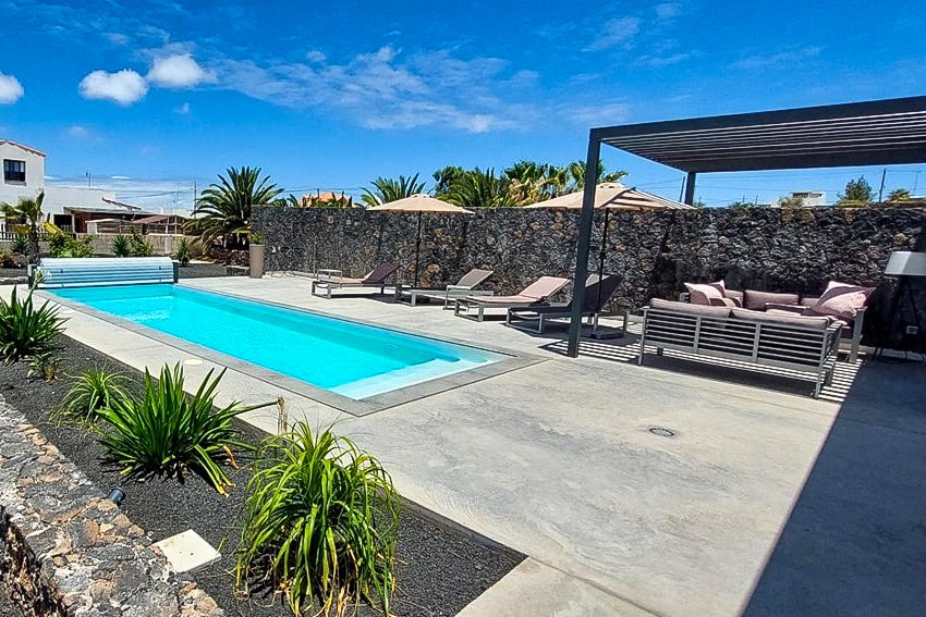 Piscina, Casa Nido, Casa Rural con Piscina Lajares, Fuerteventura