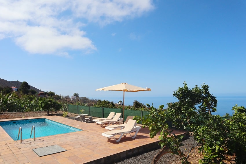 Pool, Casa Sol, Ferienhaus La Palma, Tijarafe