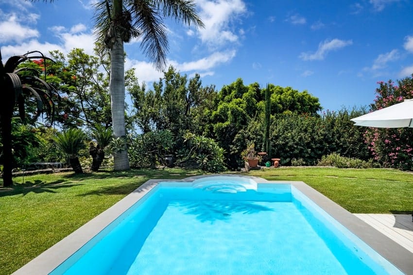 Zona de Piscina, Gran Villa Palmera, Villa con Piscina Los Llanos