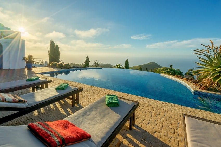 Pool, Villa Botánico, Luxus Ferienhaus La Palma