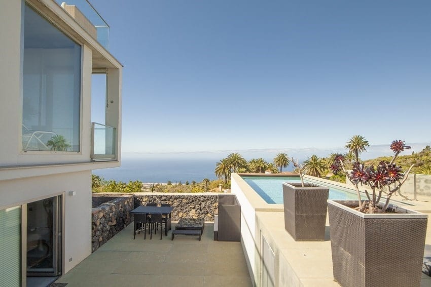 Pool, Villa Eclipse, Luxus Villa La Palma