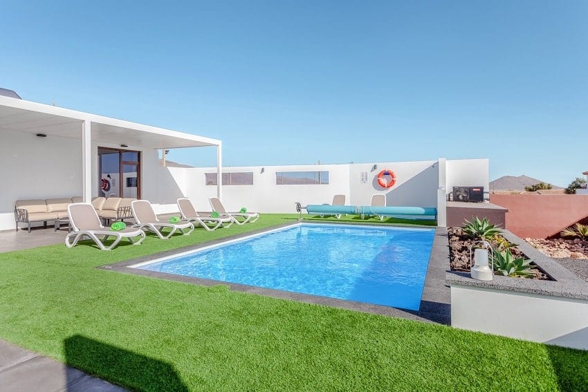 Pool, Villa Ponzos, Luxus Ferienhaus Fuerteventura