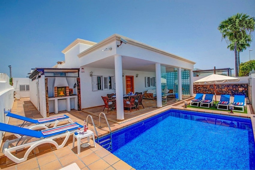 Pool, Villa Risco, Villa Lanzarote
