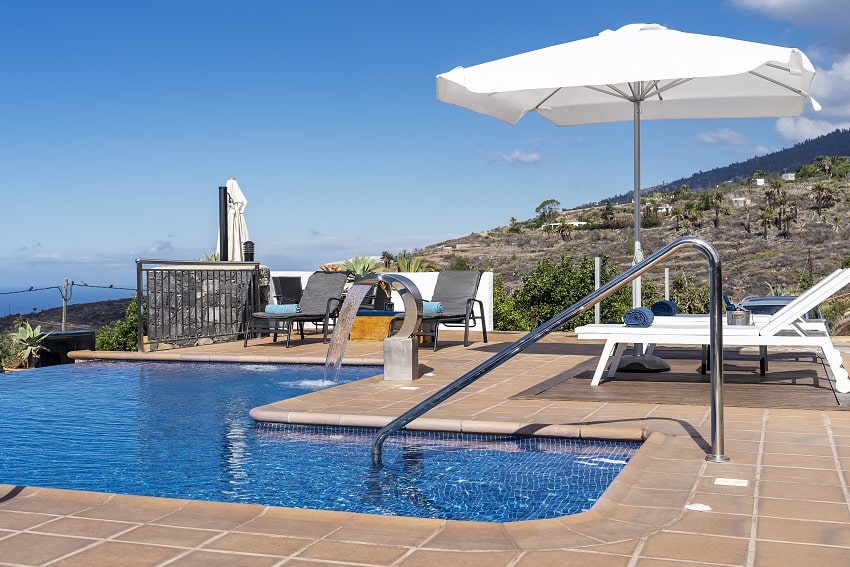 Pool, Villa Tojayma, Ferienhaus La Palma