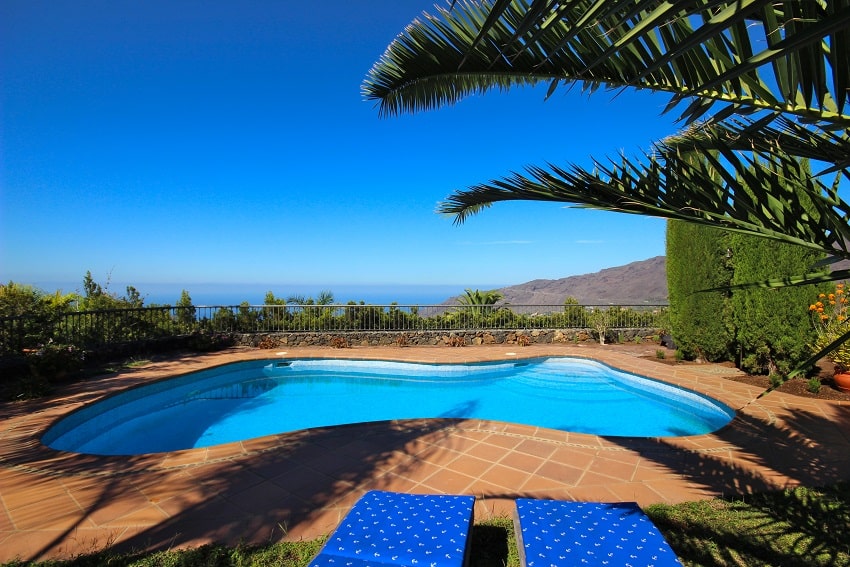 Pool, Villa Torres, Luxus Ferienhaus La Palma