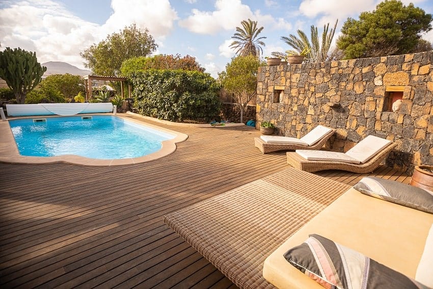 Poolbereich, Casa Brixio, Ferienhaus Fuerteventura