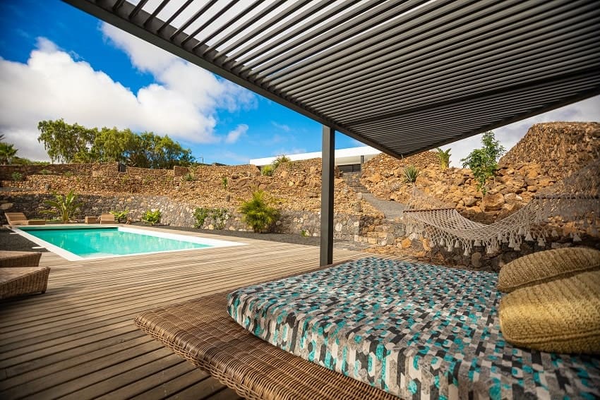 Poolbereich, Villa Odo, Villa Fuerteventura